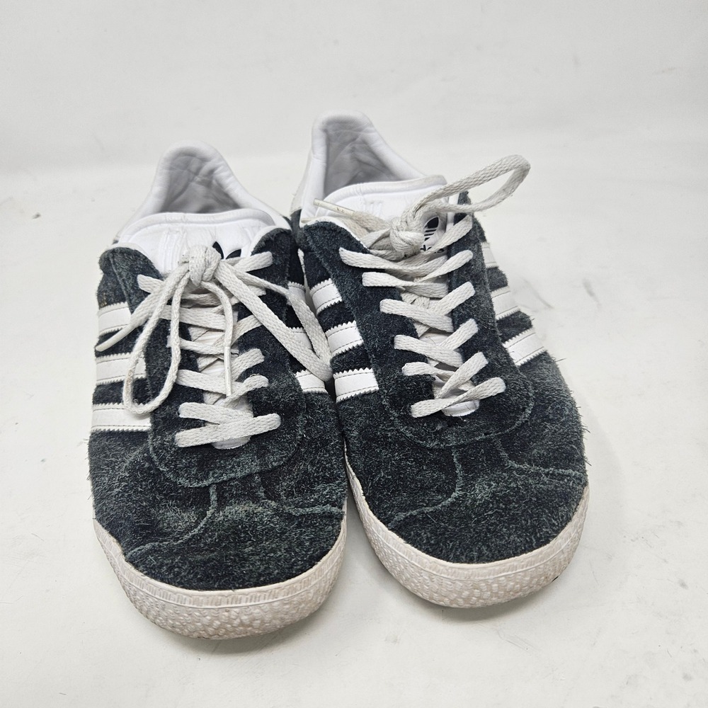 Adidas Gazelle Dark Grey White Suede Sneakers Mens 7 - Picture 5 of 7